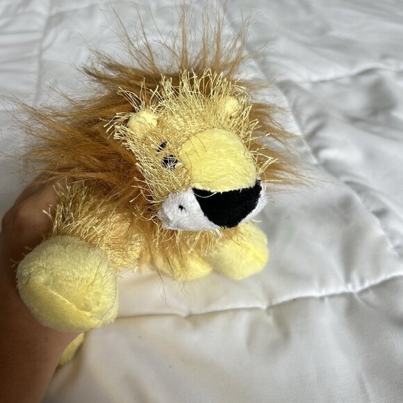 Ganz Webkins Plush Stuffed Animal Lion Yellow HM006 - NO CODE Y2K Retro - Picture 9 of 10